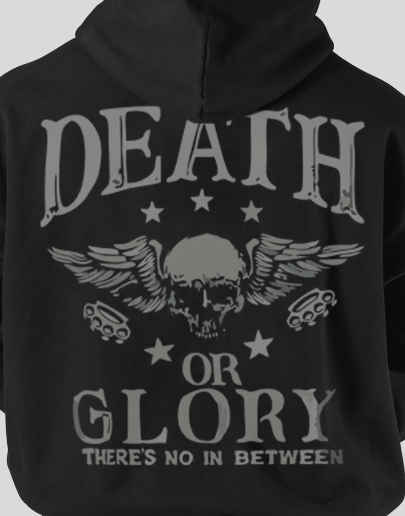 DEATH AND GLORY HOODIE (OSFT)