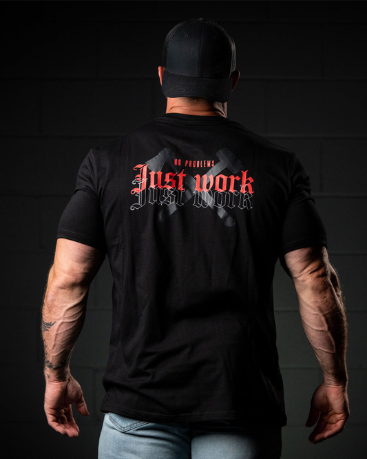 JUST WORK TEE (BLK-REG)