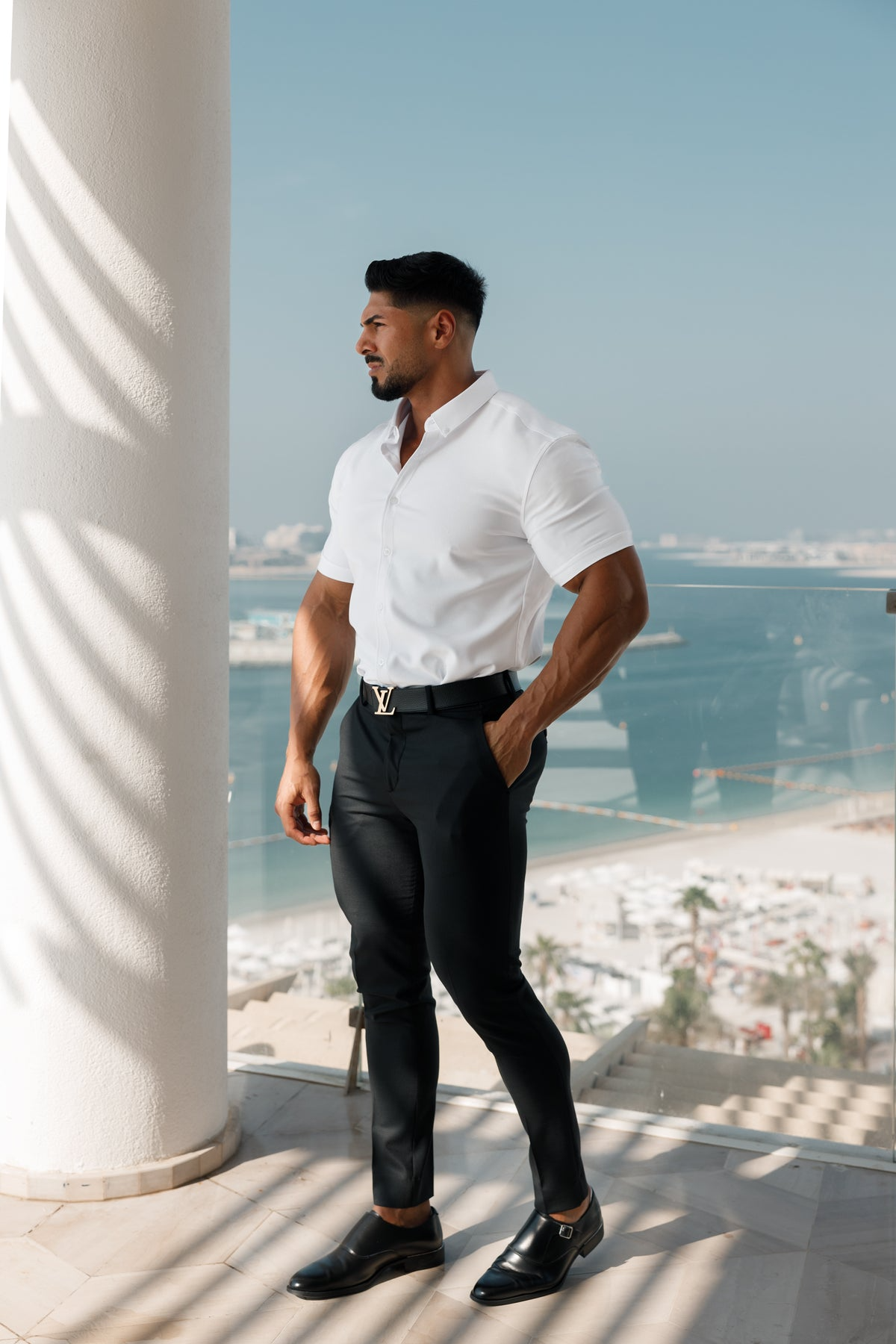 Cuba Short sleeve shirt-White