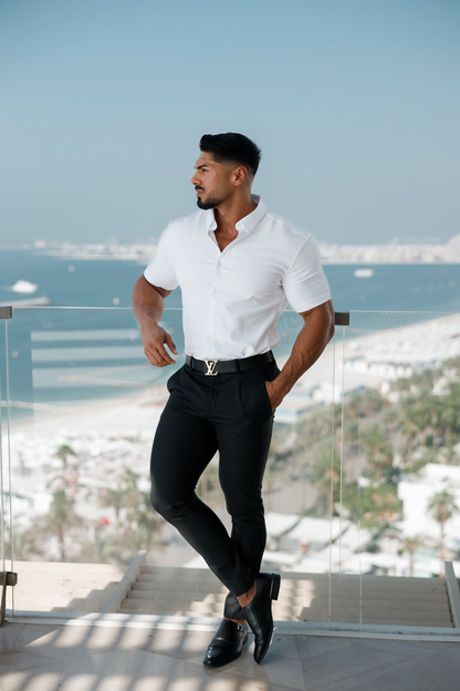 Cuba Short sleeve shirt-White