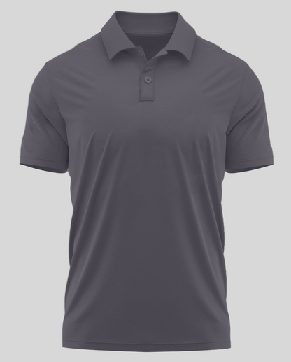 STEEL GREY PREMIUM COTTON POLO